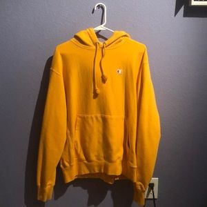 Men’s Champion Reverse Weave Gold Hoodie